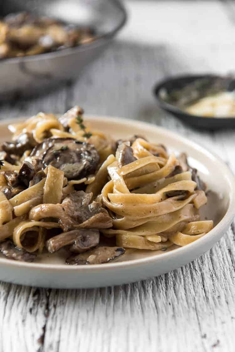 Creamy Brown Butter Mushroom Pasta